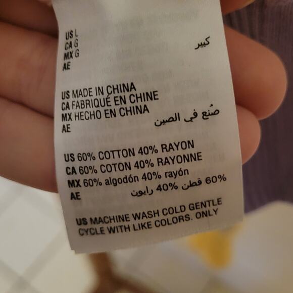 Charter Club Women's Color Block Cotton Rayon Sweater Pearl Beaded Turtle Neck - Picture 6 of 6